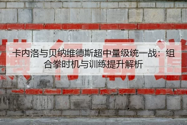 卡内洛与贝纳维德斯超中量级统一战：组合拳时机与训练提升解析